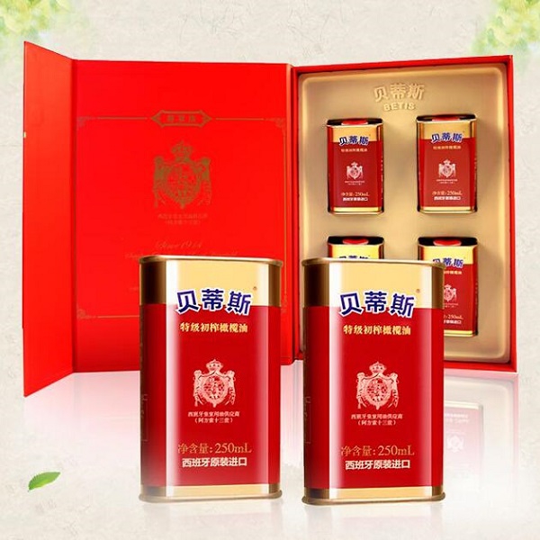 貝蒂斯（BETIS）橄欖油禮盒尊享版 西班牙原裝進口 團購年貨禮品 節日禮品 橄欖油禮盒裝